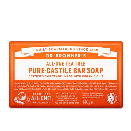 Dr. Bronner's Pure Castile Bar Soap 140g (Choose 1 of 5)