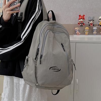 Дорожный рюкзак большой вместимости для старшеклассников и учеников средней школы, школьная сумка, простой универсальный повседневный рюкзак