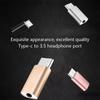 Speaker Mobile Connector Audio Converter Type C Headphone Connector Headphone Adapter 3.5mm Jack