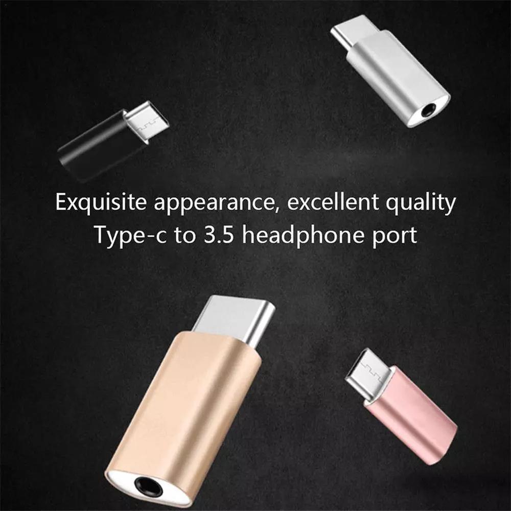 Speaker Mobile Connector Audio Converter Type C Headphone Connector Headphone Adapter 3.5mm Jack