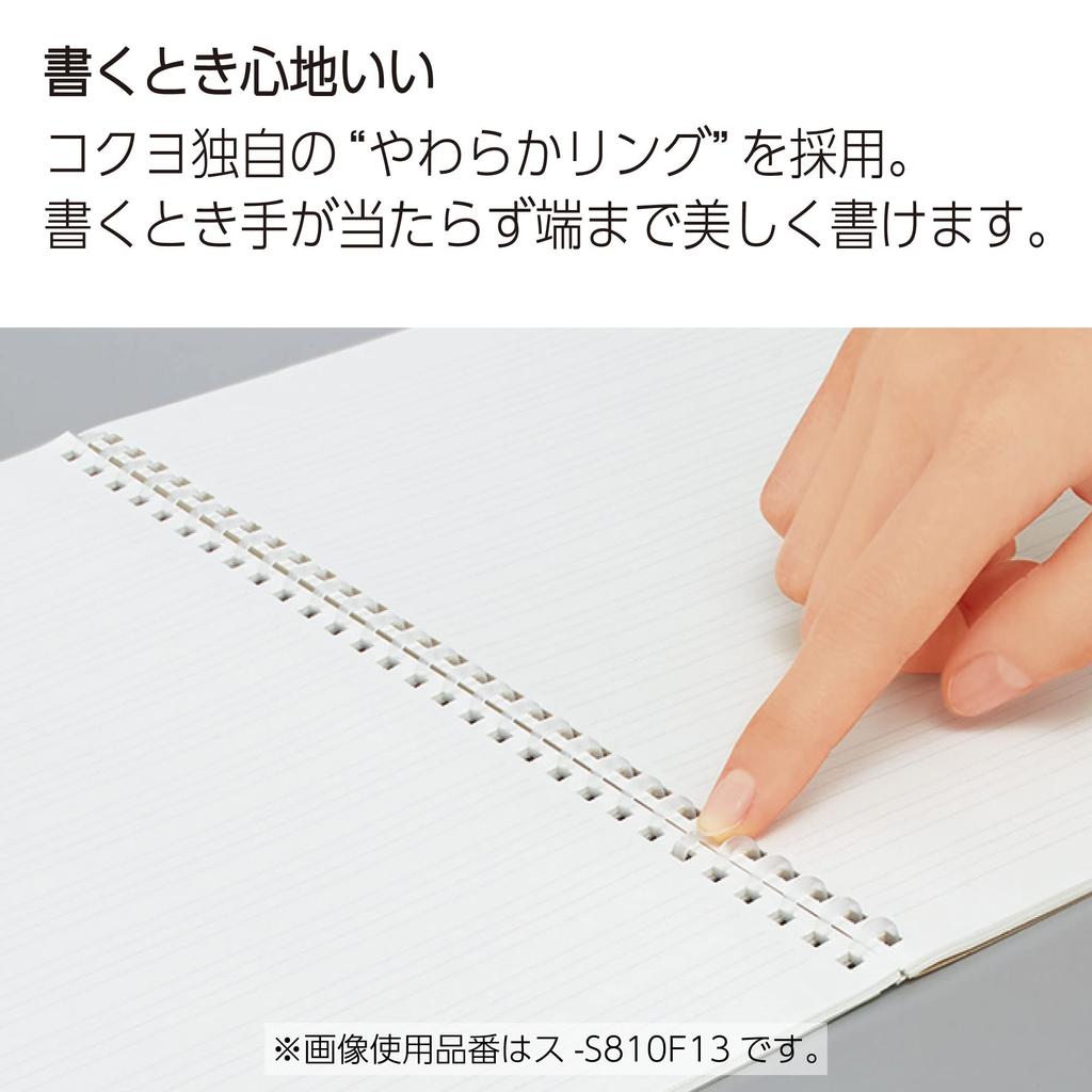 KOKUYO Campus Soft Ring Notebook English Study Book B5 15 Tier Blue Set of 2 S-S810F15X2SET