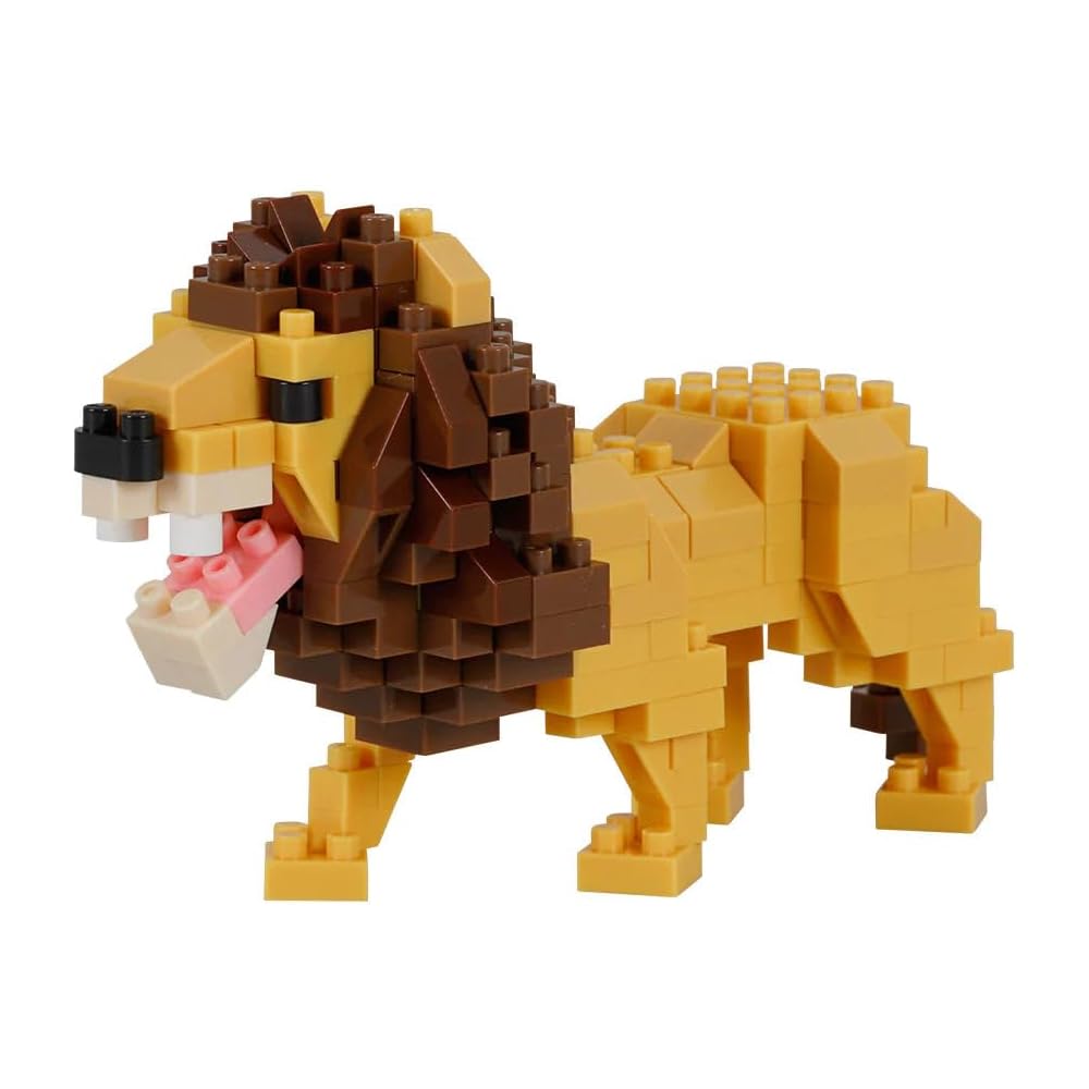 Kawada Nanoblock Набор для сборки «Лев» 150 деталей Образовательная игрушка для детей
