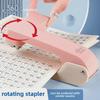 360° Rotating Stylish Labor-Saving Stapler, High-Value 12-Gauge for Office & Students