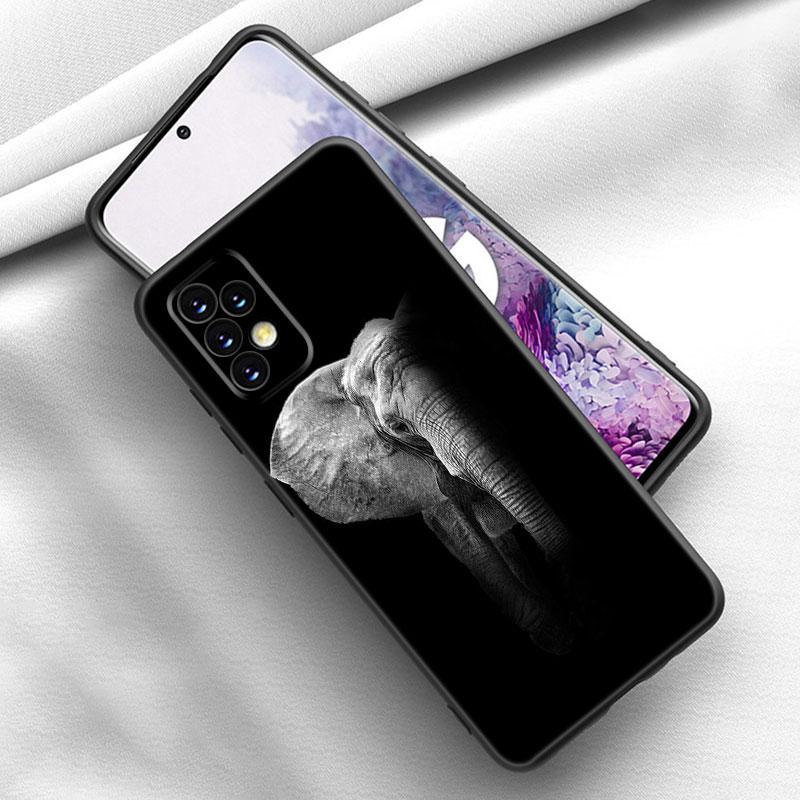Animal Elephant Phone Case For Samsung Galaxy A21 A30 A50 A52 S A13 A22 A32 A33 A53 A73 5G A11 A12 A31 A51 A70 A71 A72 Cover