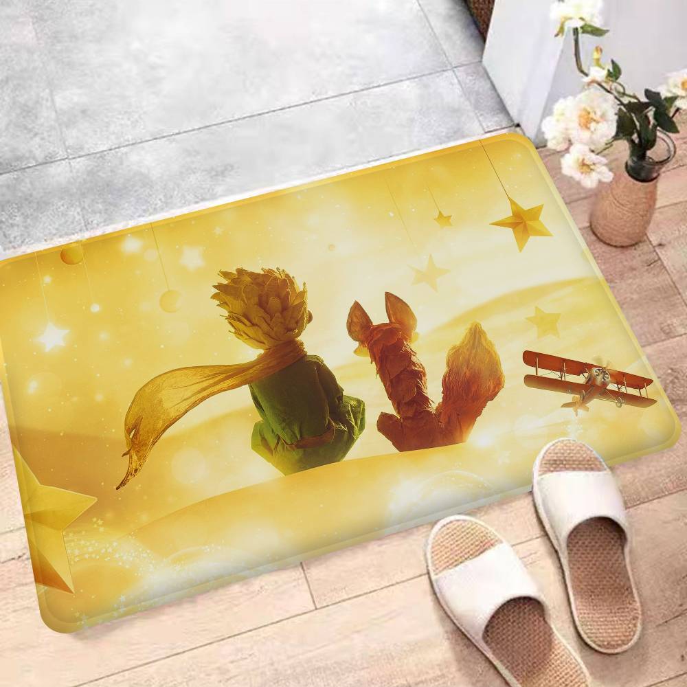 Литературные произведения Маленький П-Принц Коврик для ванной Скандинавский стиль Домашний придверный коврик Коврики для ванной-туалета Коврик для спальни