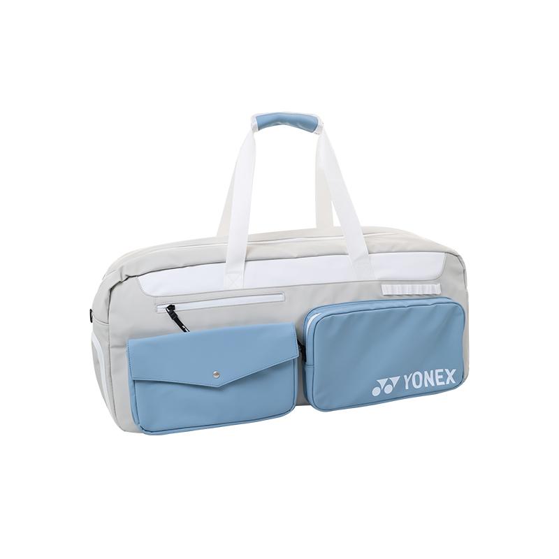 YONEX 48L Large Capacity Independent Shoe Compartment Multifunctional Synthetic Leather And Fabric Gym Bag Unisex Gym Bag BA339CR-O