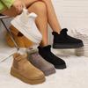 Fashion Women Boots New Winter High-top Comfortable Snow Boots Women Thickened Plush Warm Simple and Versatile Cotton Shoes for Women