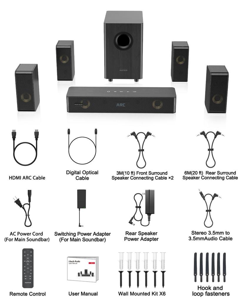 Hiwill-Audio N512 Home Theater Soundbar
