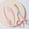 3pcs/set Eyebrow Trimming Knife Eyebrow Face Razor For Women Professional Eyebrow Scissors With Comb Brow Trimmer Scraper Access