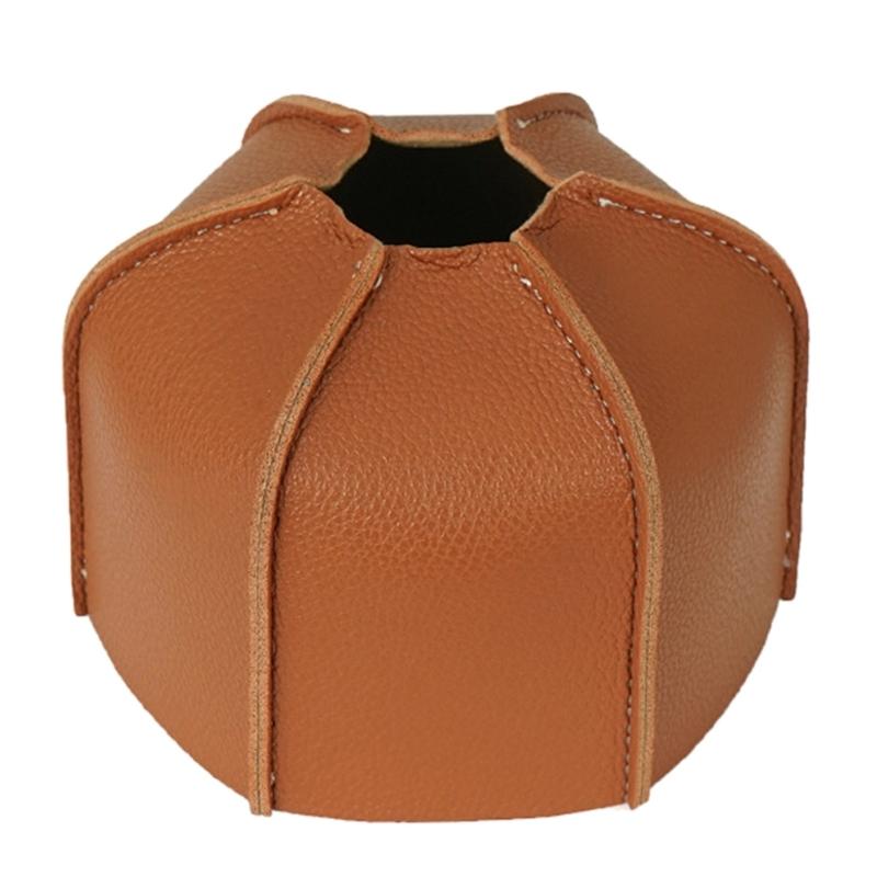 Gas Canister Cover Cylinder PU Leather Gas Canister Protective Box Propane Gas Cylinder Cover Gas Fuel Tanks Protector