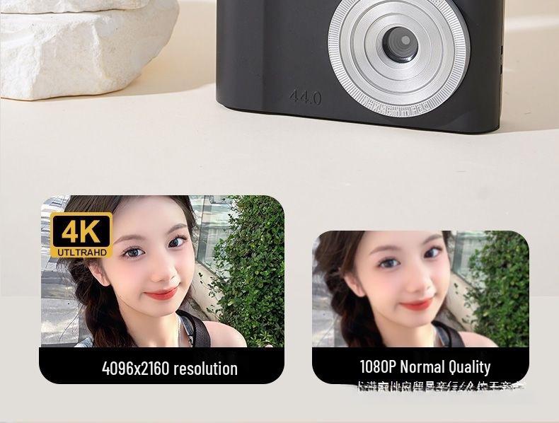 Retro HD Dual-Camera: Cute & Portable Digital Camera for Students and Travelers