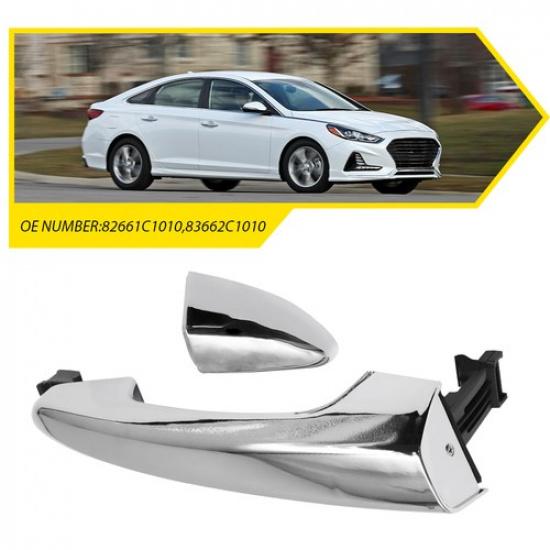 Exterior Door Handles Chrome Rear Passenger Right for Sonata Hyundai 2015-2018