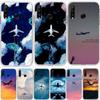 Чехол для телефона с изображением неба на фоне самолета для Huawei P20 P40 Lite P30 Pro P Smart 2019 Nova 3e 6 Se, силиконовый прозрачный мягкий чехол