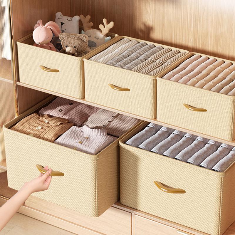 Size M Storage Box Drawer Organizer with Handle for Wardrobe Closet Clothes