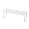 PASRLD Extendable Kitchen Storage Rack, Over-the-Sink, Approx. W36-60 X D20.5 X H20cm, White