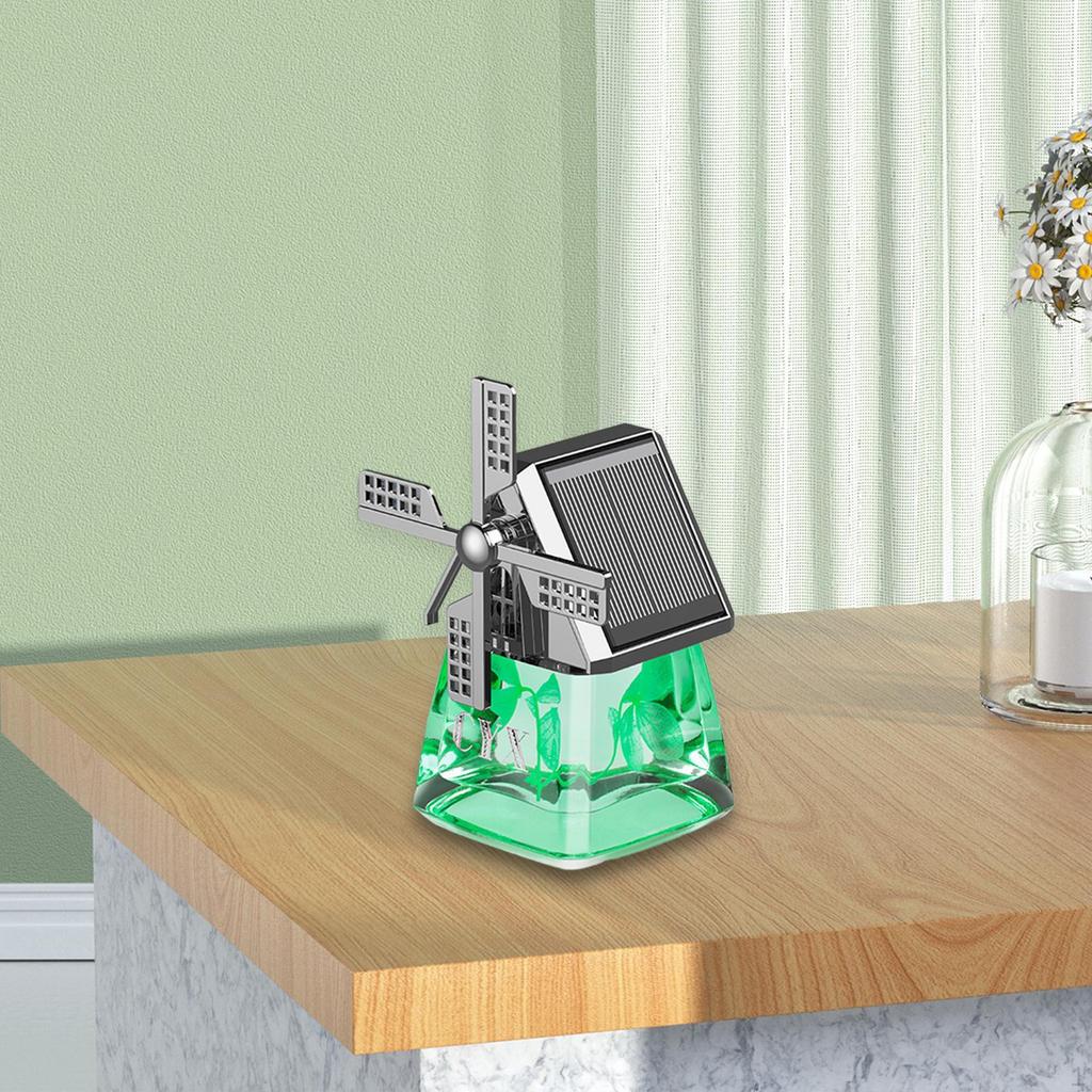 Автомобильный освежитель воздуха для дома с орнаментом ветряной мельницы, украшение приборной панели, гладкие поверхности, на солнечной энергии