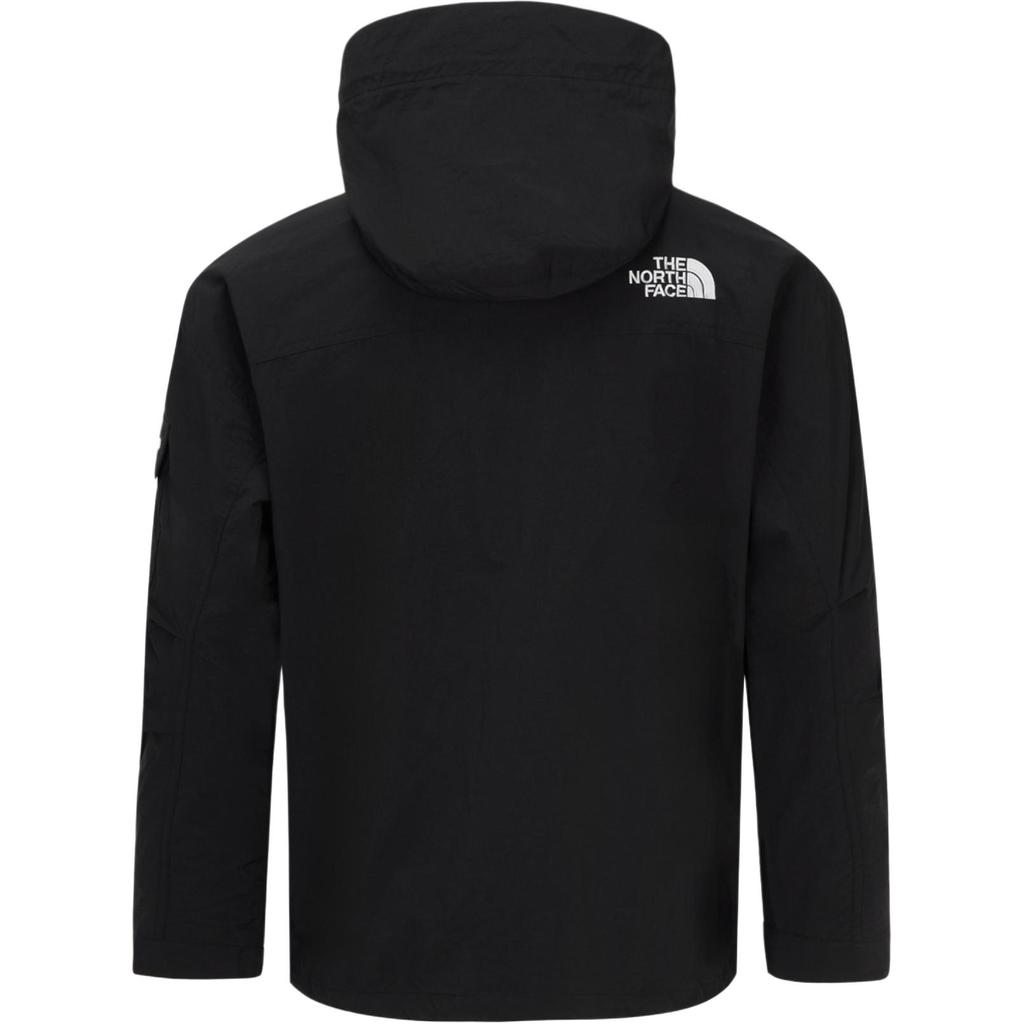 The North Face Куртка-толстовка на молнии с длинным рукавом и капюшоном, свободная, унисекс, черная NJ3BR00A