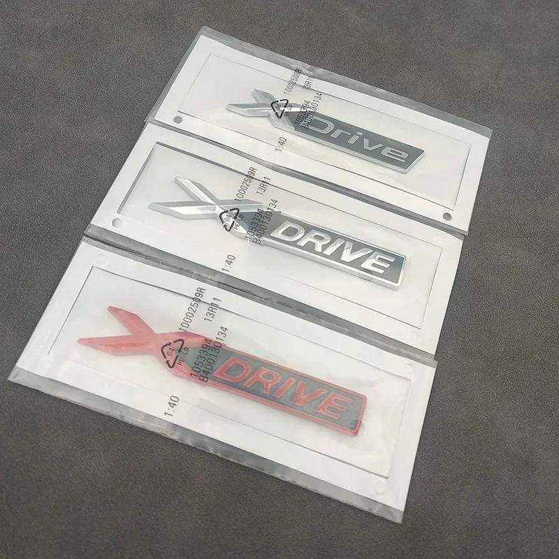 ABS X Drive Logo Xdrive Emblem Sticker Car Rear Trunk Badge for BMW E39 E46 E60 E90 E87 F10 F30 G20 G30 X1 X3 X5 Accessories tn2