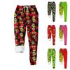 Women's Casual Fashion Home Print Velvet Sweatpants