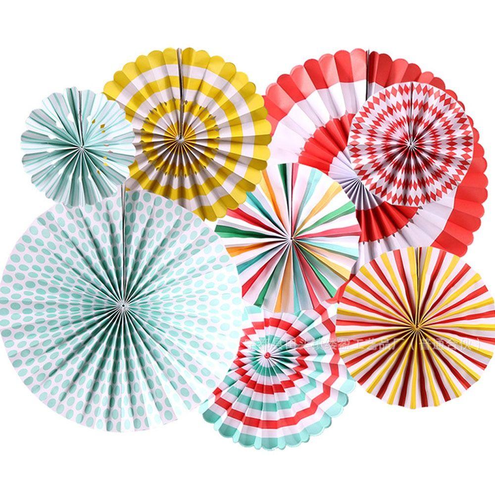 Decor Supplies Birthday Party Decor Wedding Fans Paper Fan Flowers Tissue Paper Flower Paper Crafts
