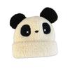 Children's Unisex Winter Pullover Panda Hat with Ear Protection - Thick, Warm, and Super Cute for Large Head Circumference
