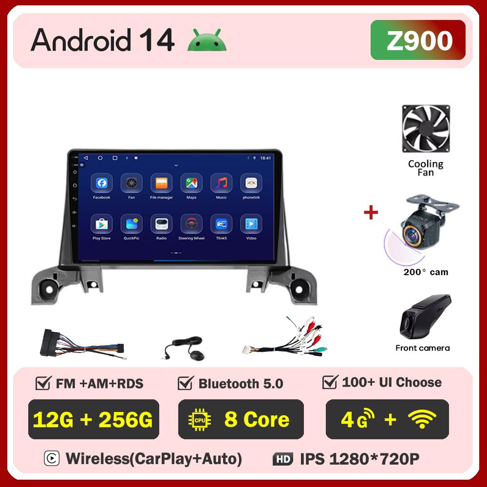 Автомагнитола Android 14 для Peugeot5008 4008 3008 2017-2020 Интеллектуальные автомобильные системы Сенсорный экран GPS-навигация Без 2din DVD RDS