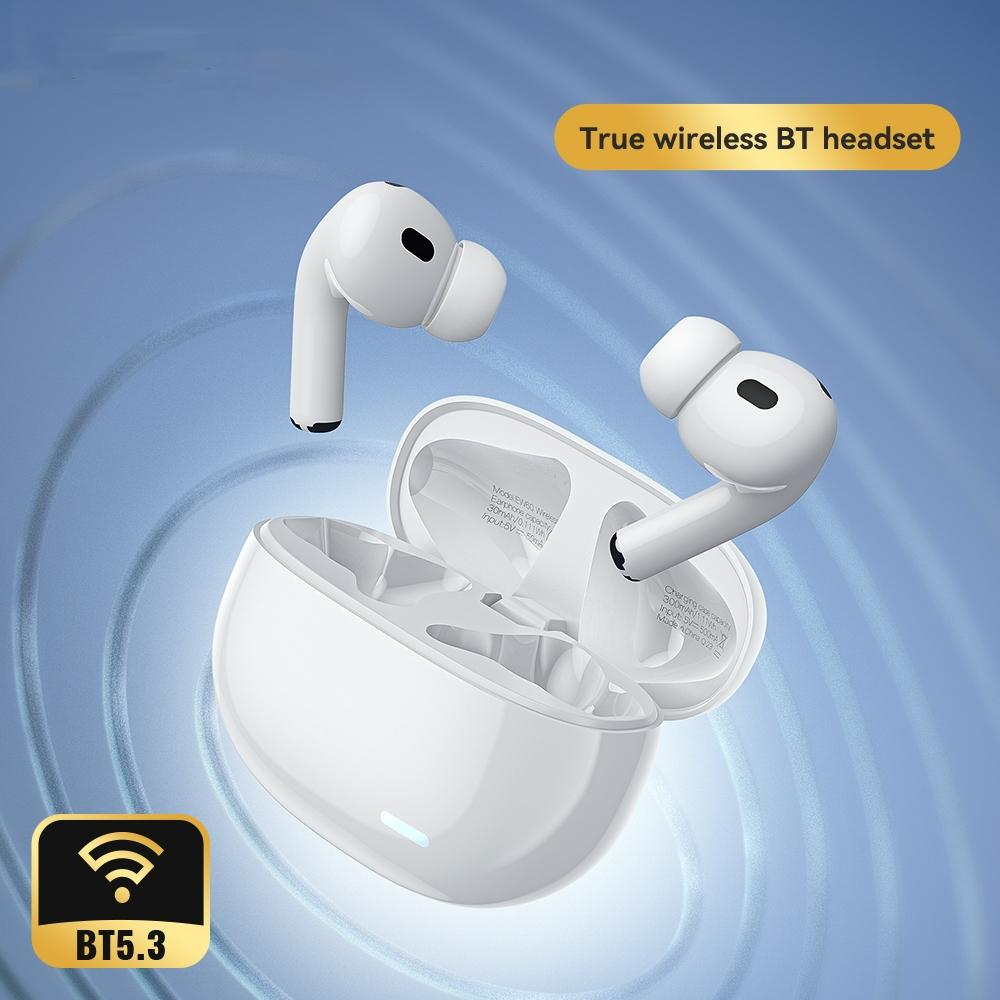 ANC Активное шумоподавление Bluetooth 5.3 Наушники ENC Call HIFI Stereo Superb Bass Беспроводные наушники Спорт Игровой