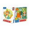 Clementoni - Coffret de naissance Ourson - Doudou + hochet + clés en plastique souple à mordiller