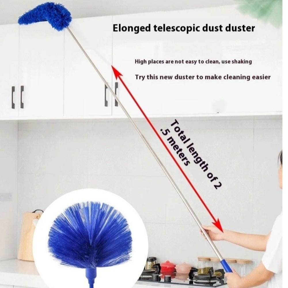 Washable Telescopic Duster Microfibre Cleaner Brush Practical Spider Web Removal Home Cleaning