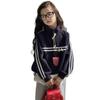 Girls Half Zip Stand Collar Sweatshirt Long Sleeve Thin Jacket For Big Kids Spring Autumn Student Outerwear