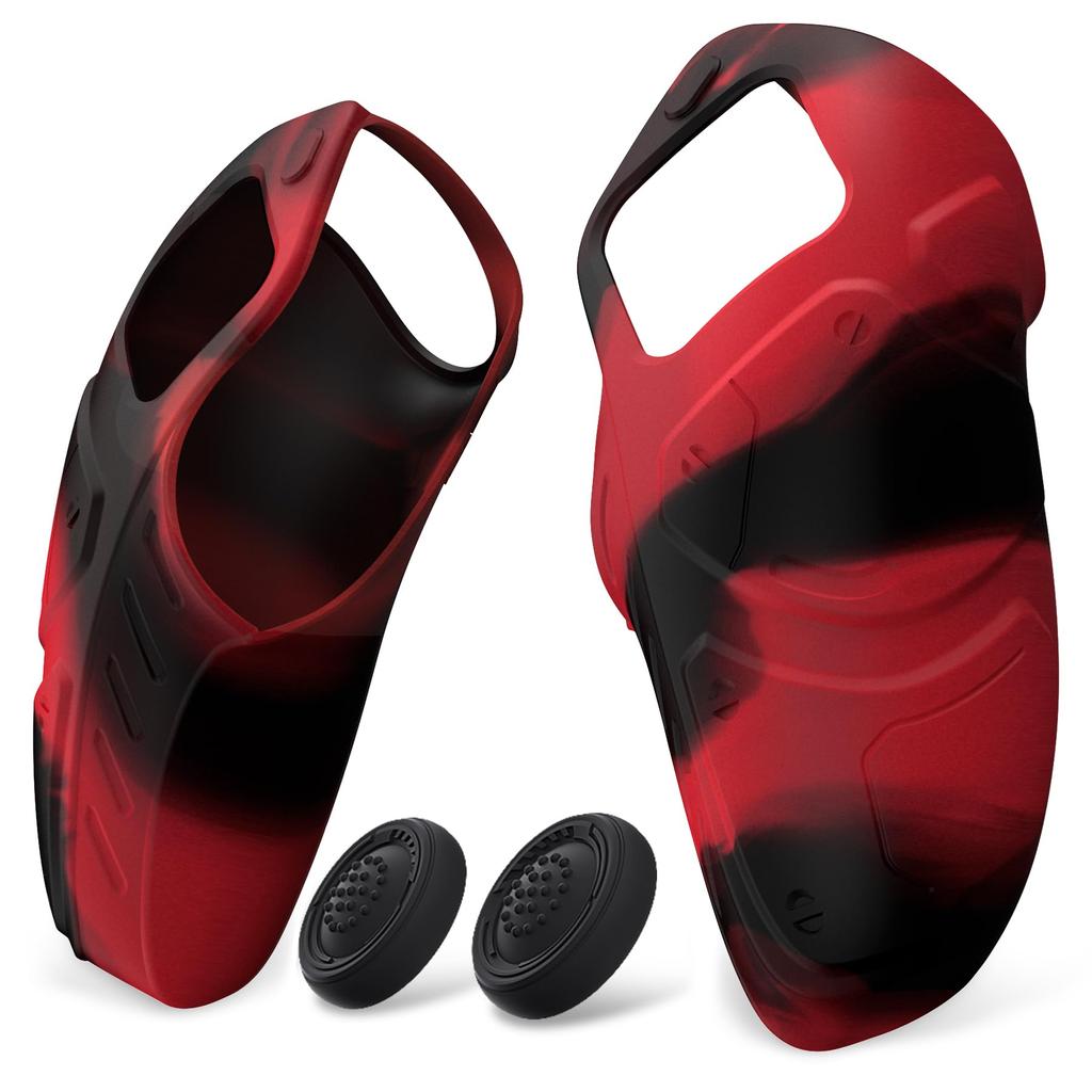 Чехол, совместимый с чехлом PlayVital для PS5, совместимый только с эргономичной мягкой силиконовой накладкой для контроллера с колпачком для большого пальца, совместимый с PS5, может быть