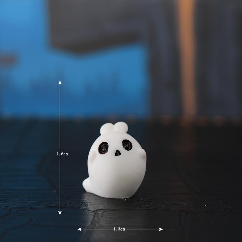 Halloween Small Decorative Items Micro-landscape Bonsai Succulent Decoration Rabbit Micro-landscape Resin Accessories
