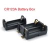 CR123A 16340 SMD SMT THM Держатель батареи Нейлон LIR123A Коробка для хранения батареи Огнестойкий Тип штырьков Позолоченный Патч
