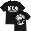 BLS Worldwide Футболка Black Label Society Футболка Рок-группы Унисекс Уличная одежда Хип-Хоп Тяжелый Ментальный Футболки Унисекс С коротким рукавом Хлопковая Одежда