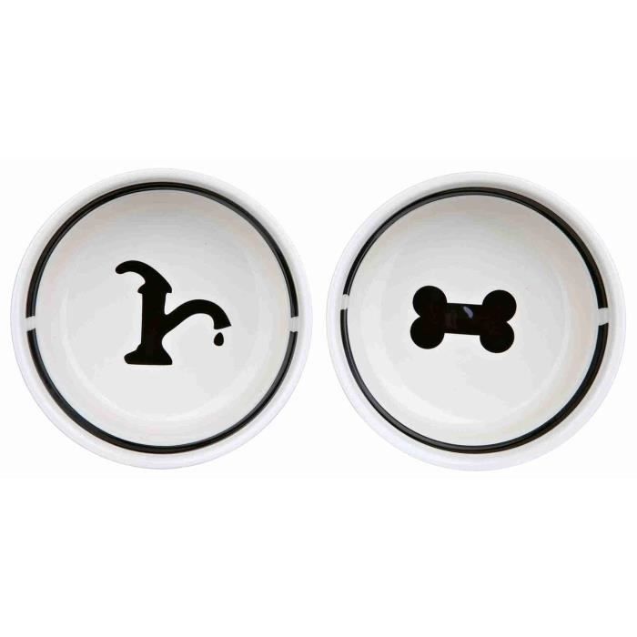 Laisse réglable TRIXIE Premium - Extra longue - L-XL: 3m - 25mm - Noir