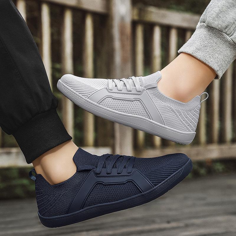 2025 Women's Summer Wide Toe Mesh Casual Shoes Platform Outdoor Fitness Anti Odor Hiking Lace Up Running Shoes Men's Large Size