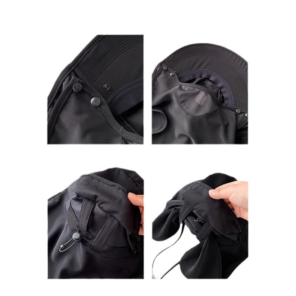 Кепка с круговой защитой от солнца, дышащая маска для лица, защита шеи, интегрированная шляпа от солнца, защита от ультрафиолета, женская летняя шляпа от солнца