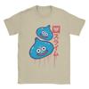 Футболки Dragon Quest Slime для мужчин, смешные футболки из 100% хлопка, с круглым вырезом, с коротким рукавом, больших размеров