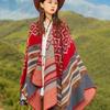Ethnic Style Autumn Winter Shawl Cape Coat