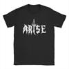 Men T-Shirt ARISE! 005 Solo Leveling Sung Jinwoo Novelty Cotton Tees Short Sleeve  T Shirts Round Neck Clothing Gift Idea