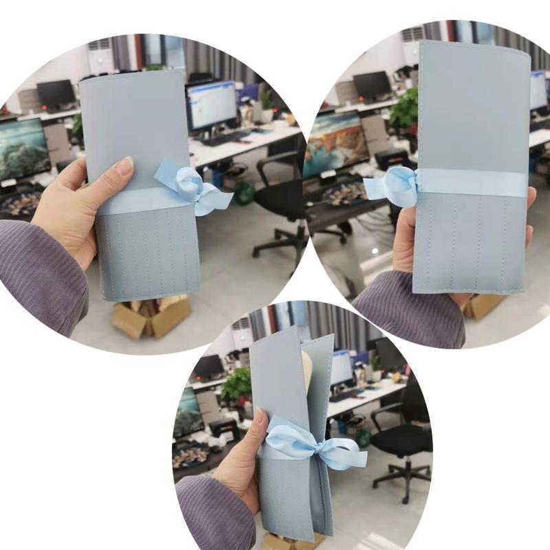 Foundation Brush, Loose Powder Brush, Eye Shadow Brush, 12 Blue Makeup Brushes, Full Set of High-gloss Eye Shadow Makeup Soft Bag