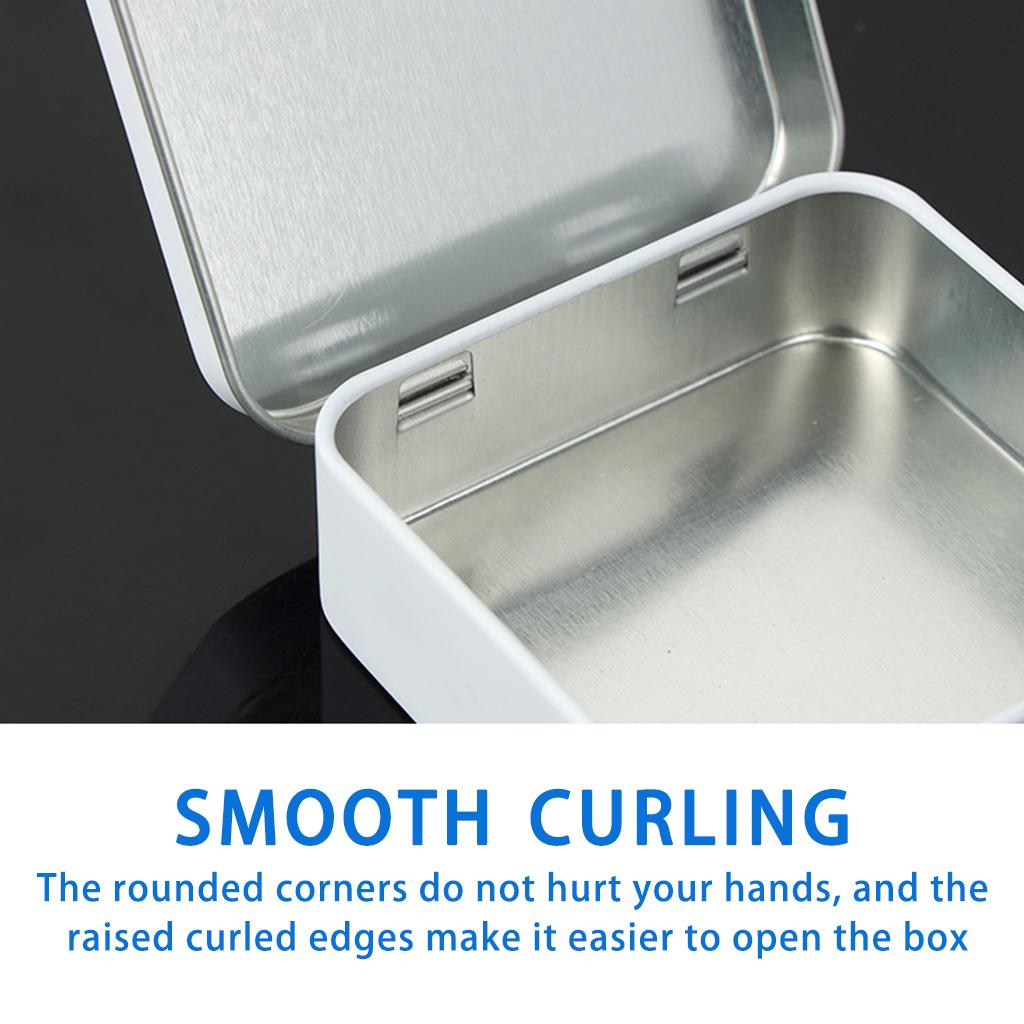 Милые крошечные футляры для хранения, герметичный дизайн, мини-металлическая банка, практичные коробки, контейнеры для ювелирных изделий, конфет, головных уборов, презервативов, всякой всячины