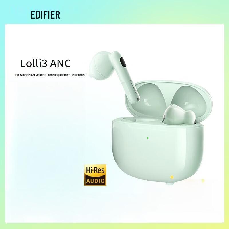 EDIFIER Lolli3 ANC True Wireless Half-in-Ear Bluetooth Earbuds