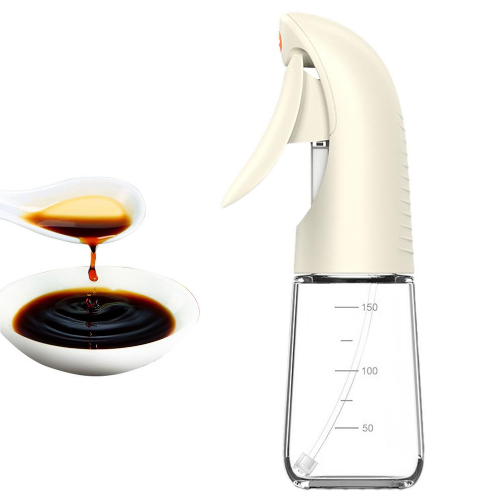 Oil Spray Bottle For Cooking 150ml Oil Spray Mister For Cooking Refillable Glass Sauce Container Kitchen Gadget For Air Fryer