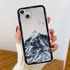 Прозрачный чехол для Apple iPhone 14, 11, 13, 12 Pro, 7, 8 Plus, XR X, XS Max, 6, 6S, 13Pro, силиконовый чехол для телефона, эстетический, снежная гора