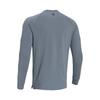 Under Armour Solid Color Crew Neck Long Sleeve Training T-Shirt Men Tops Grey 1378989-002