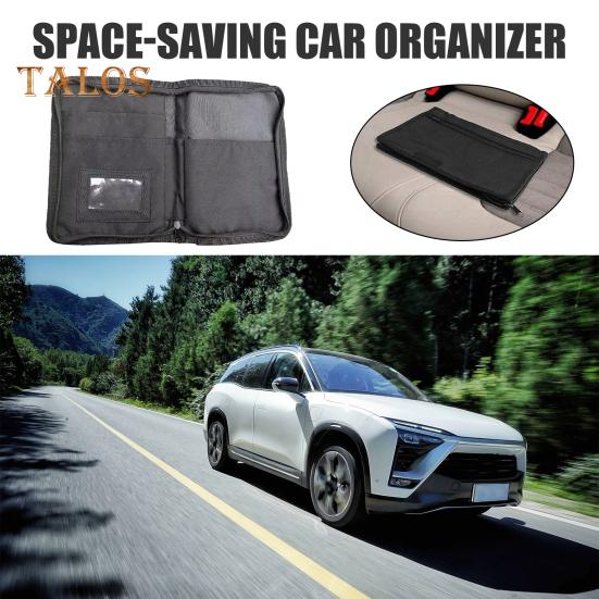 Сумка для хранения в центральной консоли, держатель, застежка-молния, многоцелевой автомобильный перчаточный ящик, органайзер для документов