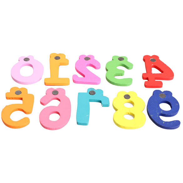 10 шт. образовательная игрушка номер деревянный магнит на холодильник с героями мультфильмов для детей и детей на Рождество