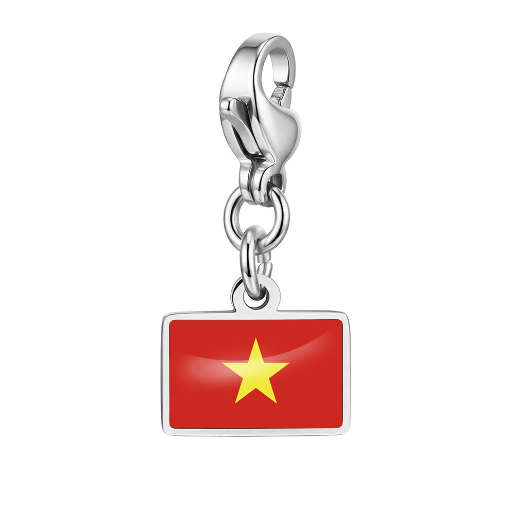 Серебряный кулон-флаг для женщин и мужчин, аксессуары для браслетов, подвески-флажки, ювелирные изделия, ожерелье