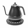 De'Longhi Electric Cafe Kettle Icona KBOE1230J-GY Stainless Steel Hand Drip with Temperature Adjustment Function 1.0L One-Push 5 Temperature Settings